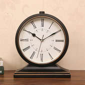 钟表书房卧室办公室电视柜摆件 台式 大号客厅座钟 复古静音经典