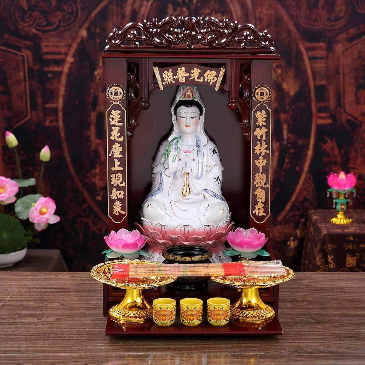 陶瓷观音菩萨佛像南海观音菩萨观世音工艺品佛像家居菩萨佛像摆件