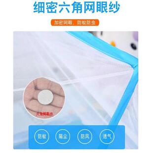 免安装无底折叠边床大床拼接床抖音2米儿童床1米寝室宿舍单人蚊帐