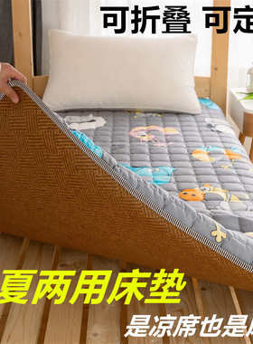 冬夏两用床垫冰丝凉席软垫家用定制尺寸60x160x70x170x80x180x90