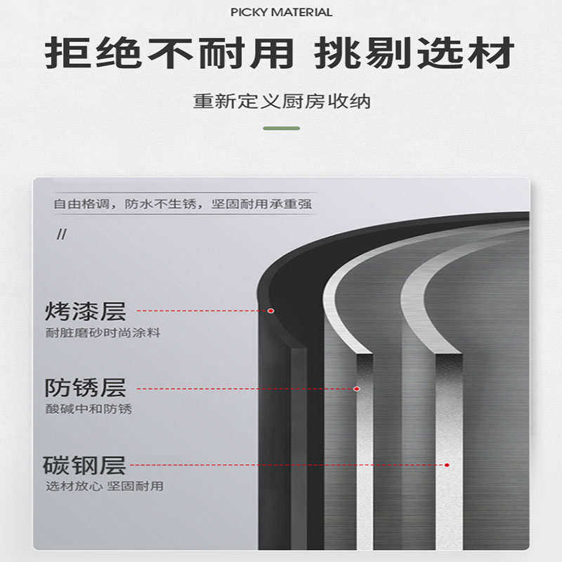 厨房置物架落地多层锅架多功能家用储物架子碳钢烤漆烤箱收纳货架,厨房/烹饪用具,厨房置物架/置物柜/角架,淘宝优惠券,粉丝福利购,淘宝优惠卷