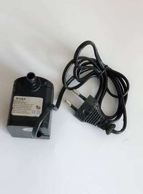 静音潜水泵盆景配件微型假山流水喷泉小摆件水族箱抽水泵循环水泵