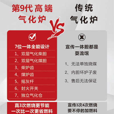 柴煤两用气化炉可封火农村烤火炉家用室内烧柴煤取暖炉无烟柴火炉