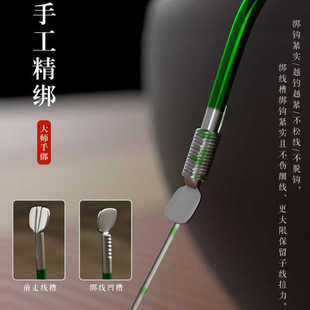 新关东子线双钩0.6 0.8成品鱼钩绑好2 3 5号全套鬼牙伊势尼伊豆勾