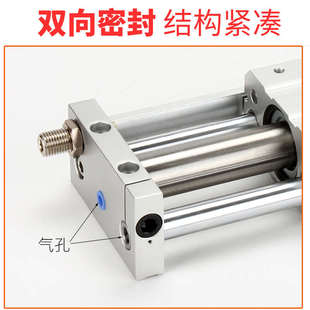 杆气缸50 CY1S40 式 400 200 300 100 气动滑台RMT带导轨无磁500耦