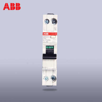 ABB漏电保护1P+N进口断路器DPN一位双极GSN单片16A20A25A空气开关
