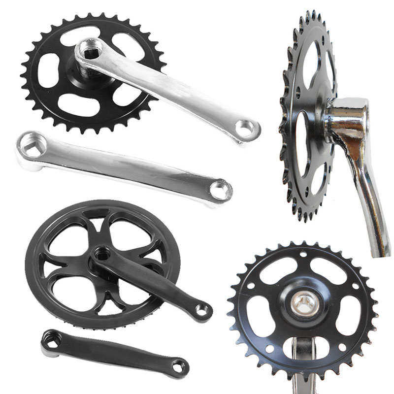 强力推荐自行车专业脚踏齿轮齿盘折叠代驾电动车配件升级曲柄单速