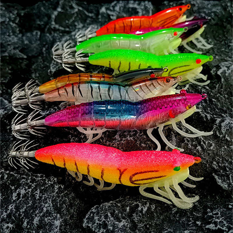 夜光木虾套装仿真虾软饵路亚假饵鱿鱼钩软脚带响珠墨鱼乌贼章鱼钩,户外/登山/野营/旅行用品,路亚饵,淘宝优惠券,粉丝福利购,淘宝优惠卷