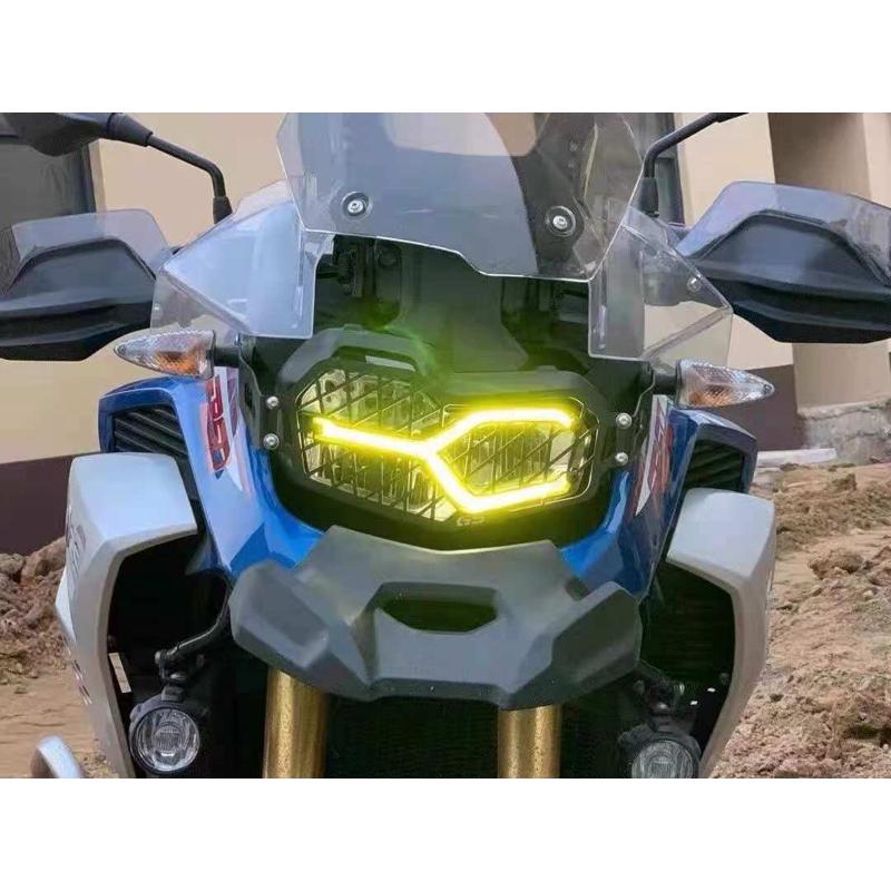 适用宝马F750GS/F850GS ADV改装大灯保护网 防护罩 快拆保护配