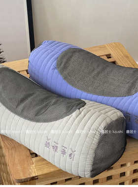全荞麦壳枕头纯棉单人助睡眠加高护颈椎专用护颈枕元宝硬枕可拆洗