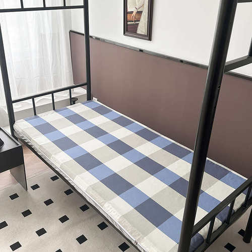 A类学生宿舍纯棉床垫套双面全棉加绒全包拉链式床笠单人防尘床罩