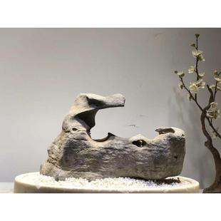 太湖石观赏石天然原石奇石鱼缸摆件假山石头景观石盆景园林灵璧石