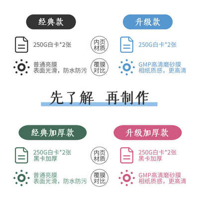 皮封面通讯录照片书做相册同学聚会纪念册毕业定制作毕业季幼儿