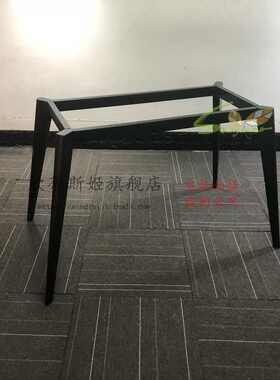 欣蒂斯姬铁艺餐台脚餐桌腿斜脚办公桌支撑脚会议桌支架烤漆桌子腿