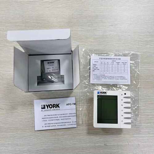 YORK约克中央空调温控器开关面板液晶风机盘管开关面板TMS2100