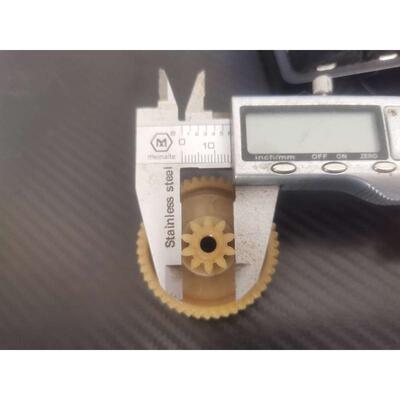 盆景齿轮C29/C18/218碎纸机塑料齿轮 配件10齿 47齿斜齿