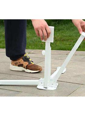 户外遮阳伞摆摊大伞底座四脚固定铁架座墩太阳伞折叠十字伞架支架