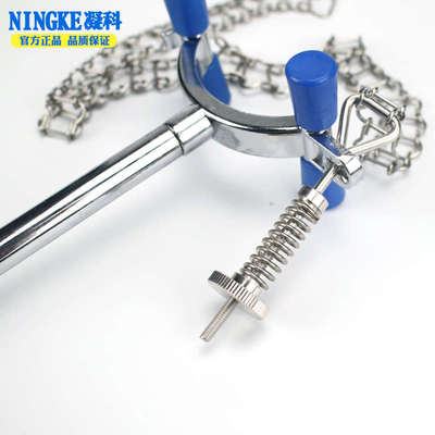 实验室链夹烧杯夹层析柱固定夹子烧杯圆柱形容器固定夹铁架台用链