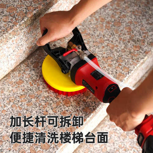 锂电洗地机电动刷地机小型商用专业洗地毯清洗机地面打磨机抛光机