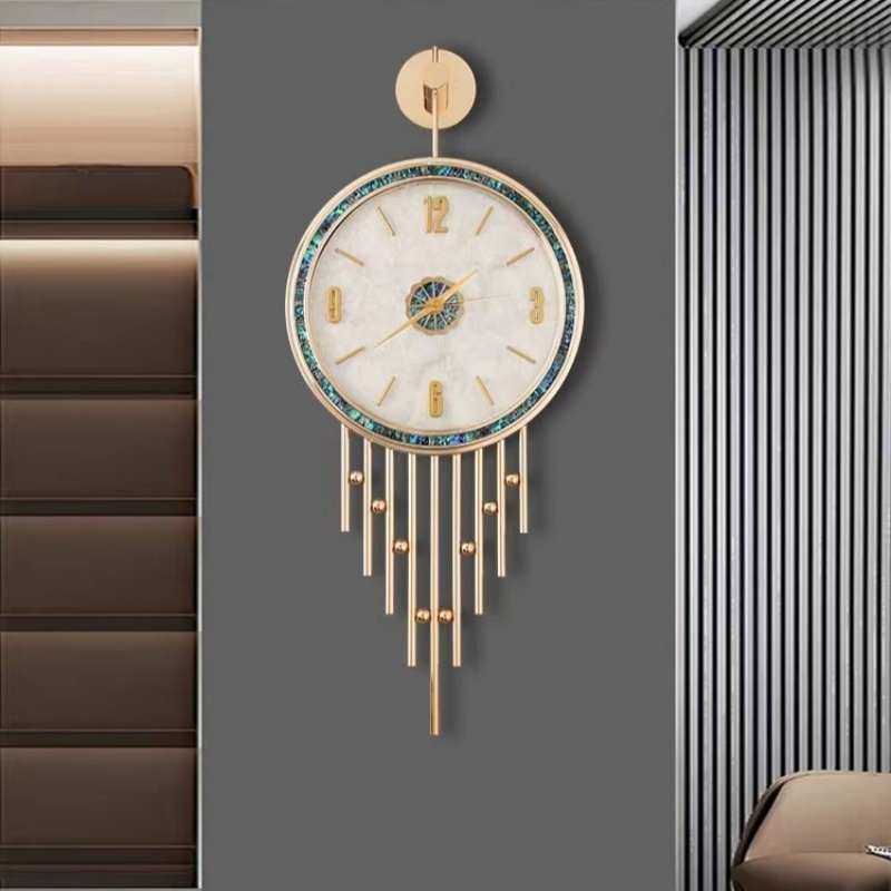 新款客厅挂钟轻奢时尚家用玄关装饰挂墙时钟现代个性创意静音钟表,家居饰品,挂钟,淘宝优惠券,粉丝福利购,淘宝优惠卷