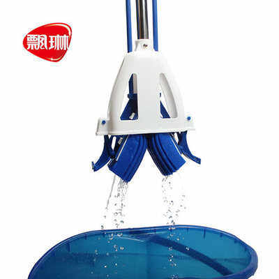 飘琳海绵对折式伸缩胶10-1265-21棉杆挤拖把吸水海棉头水免洗手