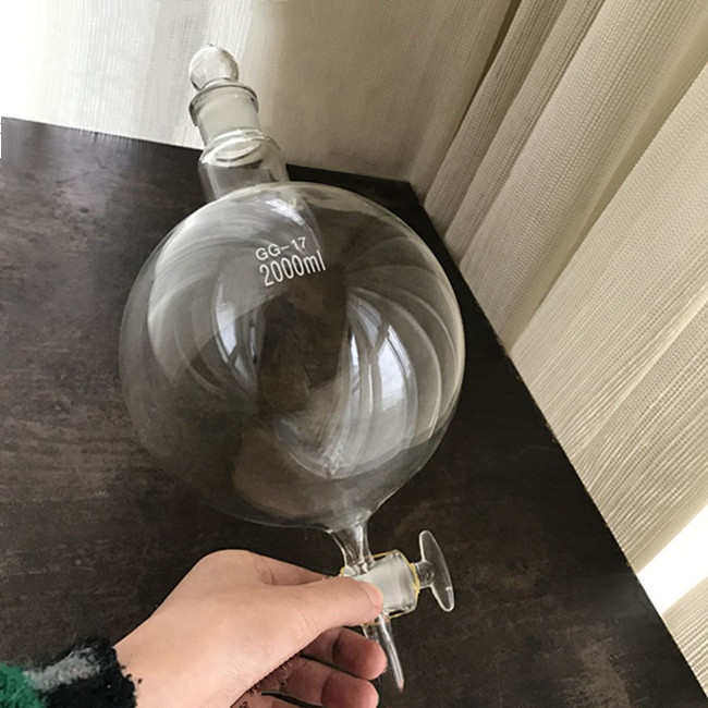 球形分液漏斗125/250/500/1L2L3L5L10厚料玻璃四氟球分实验分液瓶,工业油品/胶粘/化学/实验室用品,实验室漏斗,淘宝优惠券,粉丝福利购,淘宝优惠卷