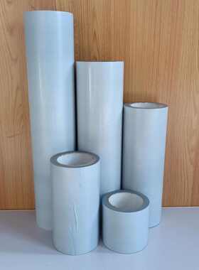 自粘黑白膜PE保护膜长五金铝板自带米100粘性贴膜不锈钢50cm宽