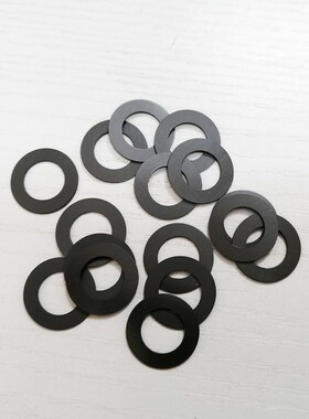 M8黑色石墨尼龙超薄平1.5mm厚垫圈内径8mm1垫片0.50.60.8