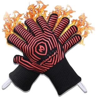 800度耐高温橡胶手套微波炉烤箱隔热防烫工业烤面包烧烤硅胶手套