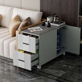 轻奢岩板沙发边柜边几侧边柜客厅可移动角几家用小户型茶水收纳柜