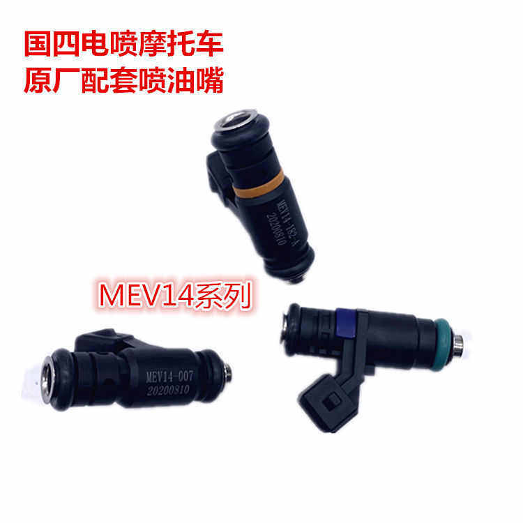 电喷朗杰叶盛喷油器德尔福踏板摩大都喷油嘴燃油摩托车125蓝新