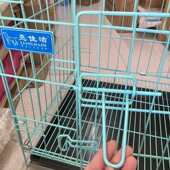亮佳洁宠物笼加粗折叠烤漆狗笼子泰迪中小大型犬狗笼带厕所用品