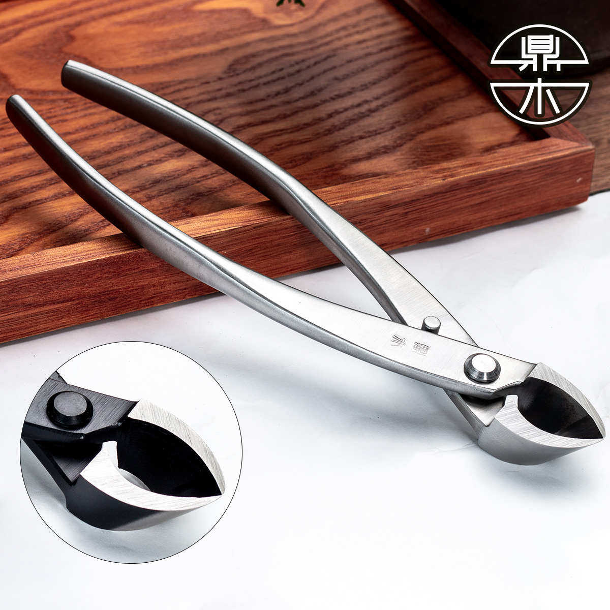 鼎木不锈钢叉枝剪斜球斜口钳盆景修剪制作园艺造型专用工具枝剪刀,鲜花速递/花卉仿真/绿植园艺,剪刀,淘宝优惠券,粉丝福利购,淘宝优惠卷
