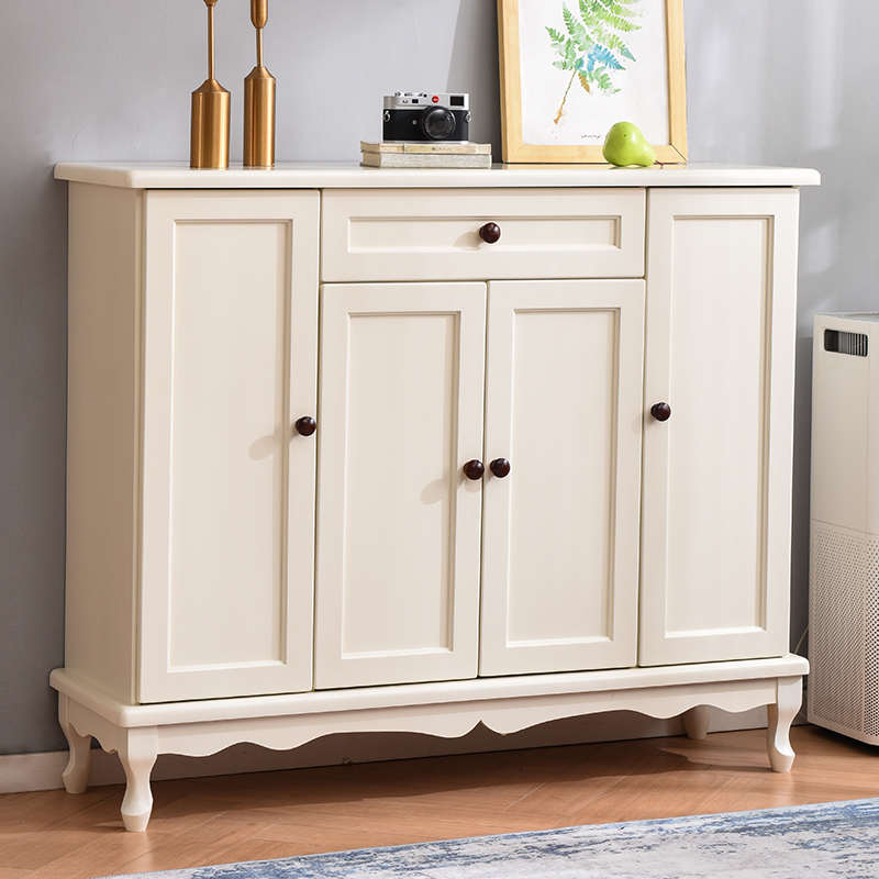 美式鞋柜实木家用门口简约现代2025新款小户型门外边柜入户玄关柜