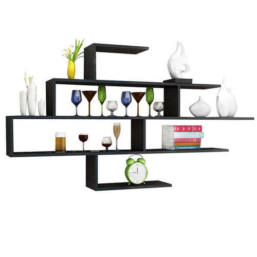 墙上置物架书架壁挂墙架吊柜客厅背景墙装饰柜墙面创意格子储物柜