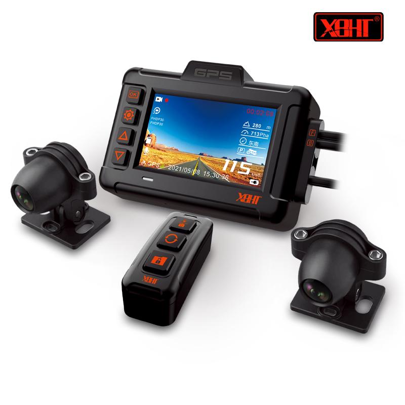 定位行车xbht702倾角高清轨迹防水胎新品盲区摩托车记录压监测