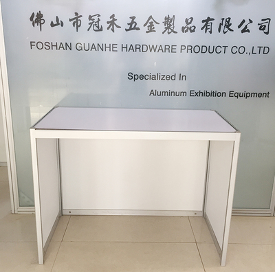 台展标八铝制展会摊前摊位咨询接待标准展位广交会组装棱柱桌桌