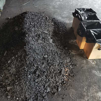 荔枝木炭碎炭粉烧烤炭碎炭渣种花天然肥料防虫去甲醛除湿10斤包邮