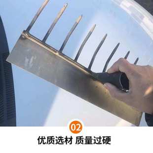 两用耙子翻地松土神器开荒平地农用工具晒粮食刮耙十齿钉耙铁耙子