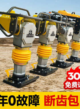 打夯机小型电动汽油冲击夯振动夯实机柴油路面地基电夯夯土夯地机