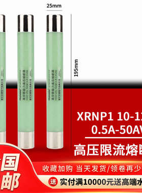 高压熔断器XRNP1-10-12KV0.5A1A2A3A限流熔断器保险互感器PT熔管