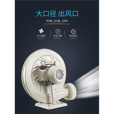 中压风机220V强力排烟工业抽风机鼓风机静音大功率雕刻离心式木工