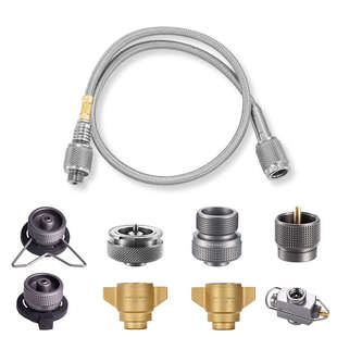 柯曼Z系列延长管气炉配件加长管转EPI转接头卡式气转接扁气罐野外