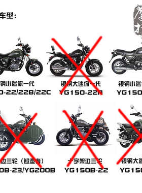 银钢国四二代电喷超级迷你YG150-22CDF摩托车原厂前挡泥板挡水板