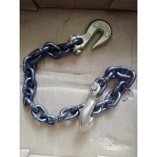 链条捆绑链羊角抓钩吊石头链吊车1吨2吨3吨5吨吊装链起重双钩吊链