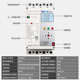 希崖三相380漏电保护开关自动重合闸缺相缺零剩余电流动作断路器