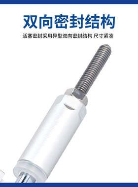 星辰行程可调气缸CDU10-16-25-40/32-30-20/32-50-30XC8自由安装