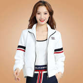 跑步拉链立领长袖 杨丽萍广场舞服装 新款 棉上衣健身跳舞演出衣服女