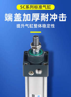 标准气缸BLCH百灵气动SC32X40X50X63X80X100X125X160X200X300-S
