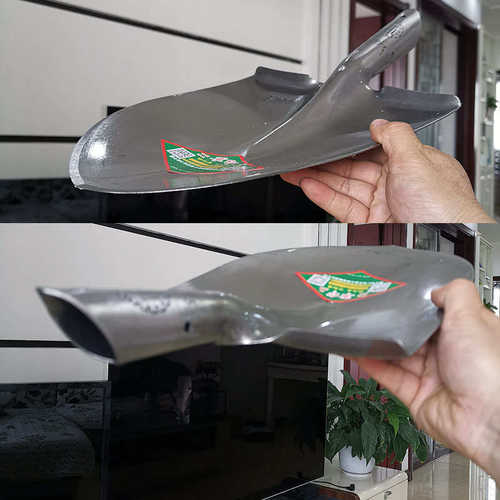 军印全钢锹淬火农用工具加厚园林艺挖沟神器户外家用挖土钢锹铁锨